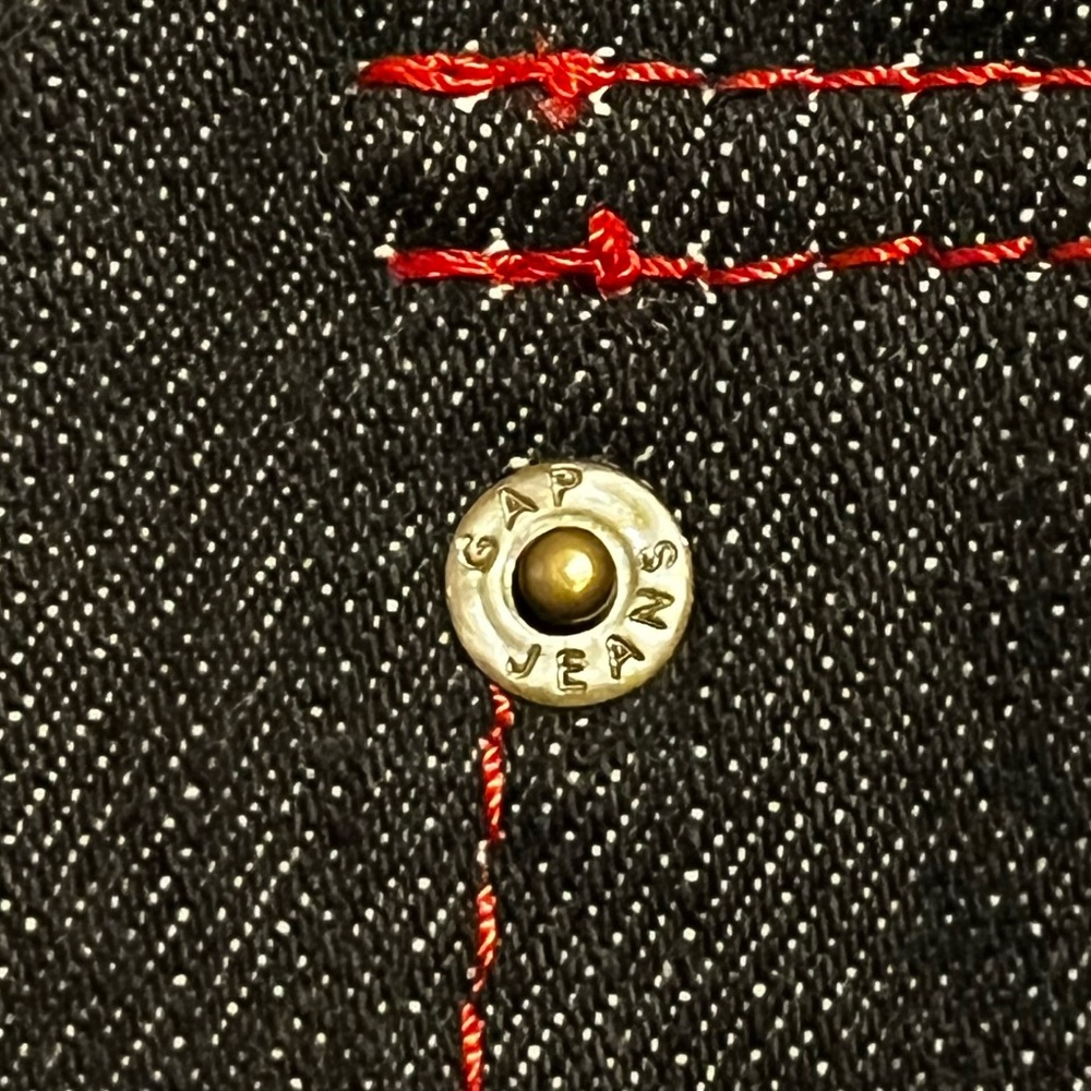 GAP Y2K Reversible Denim/Corduory Hand Bag - Picture 6 of 12